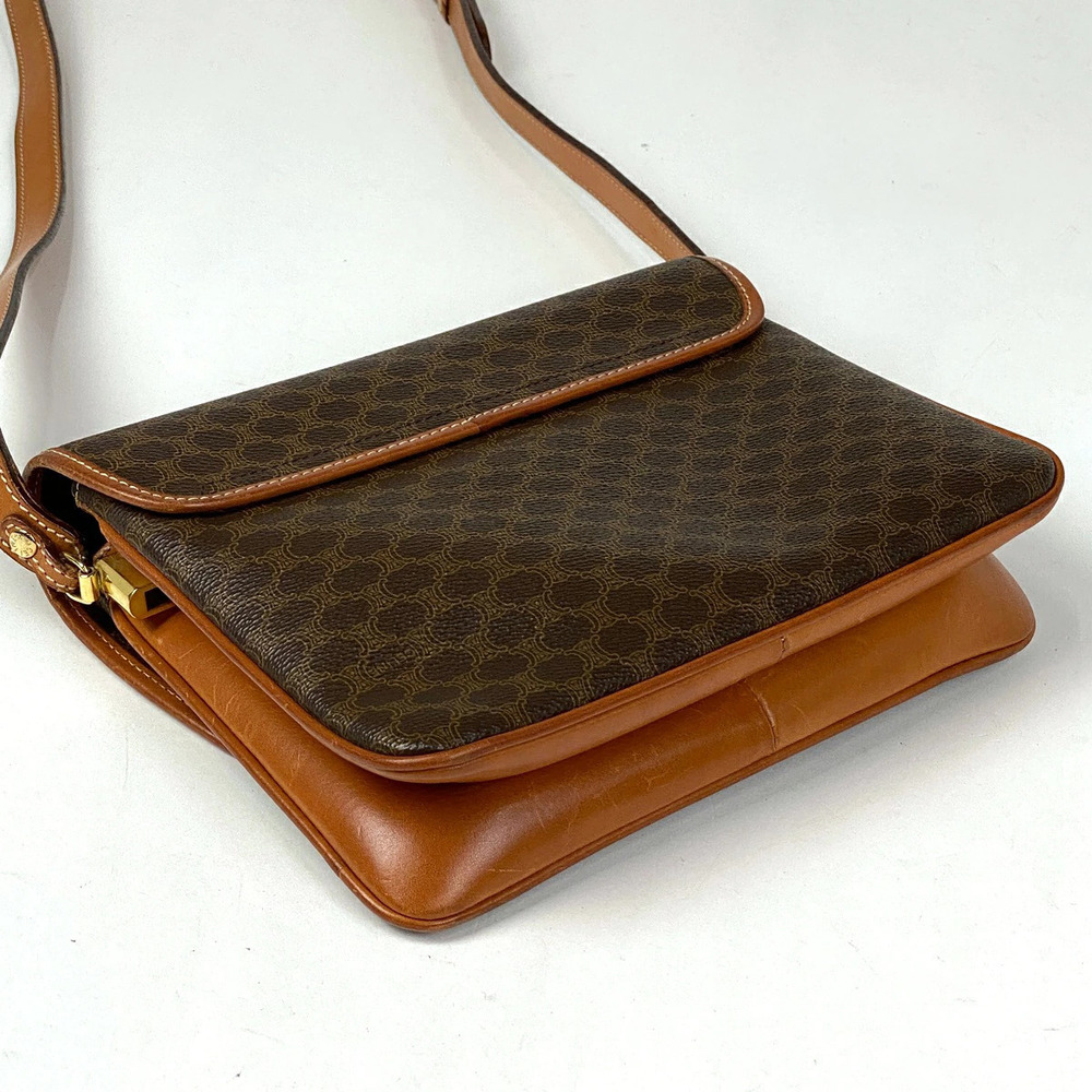 Celine Macadam bag brown shoulder